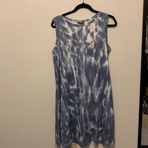Tie-dye loose dress